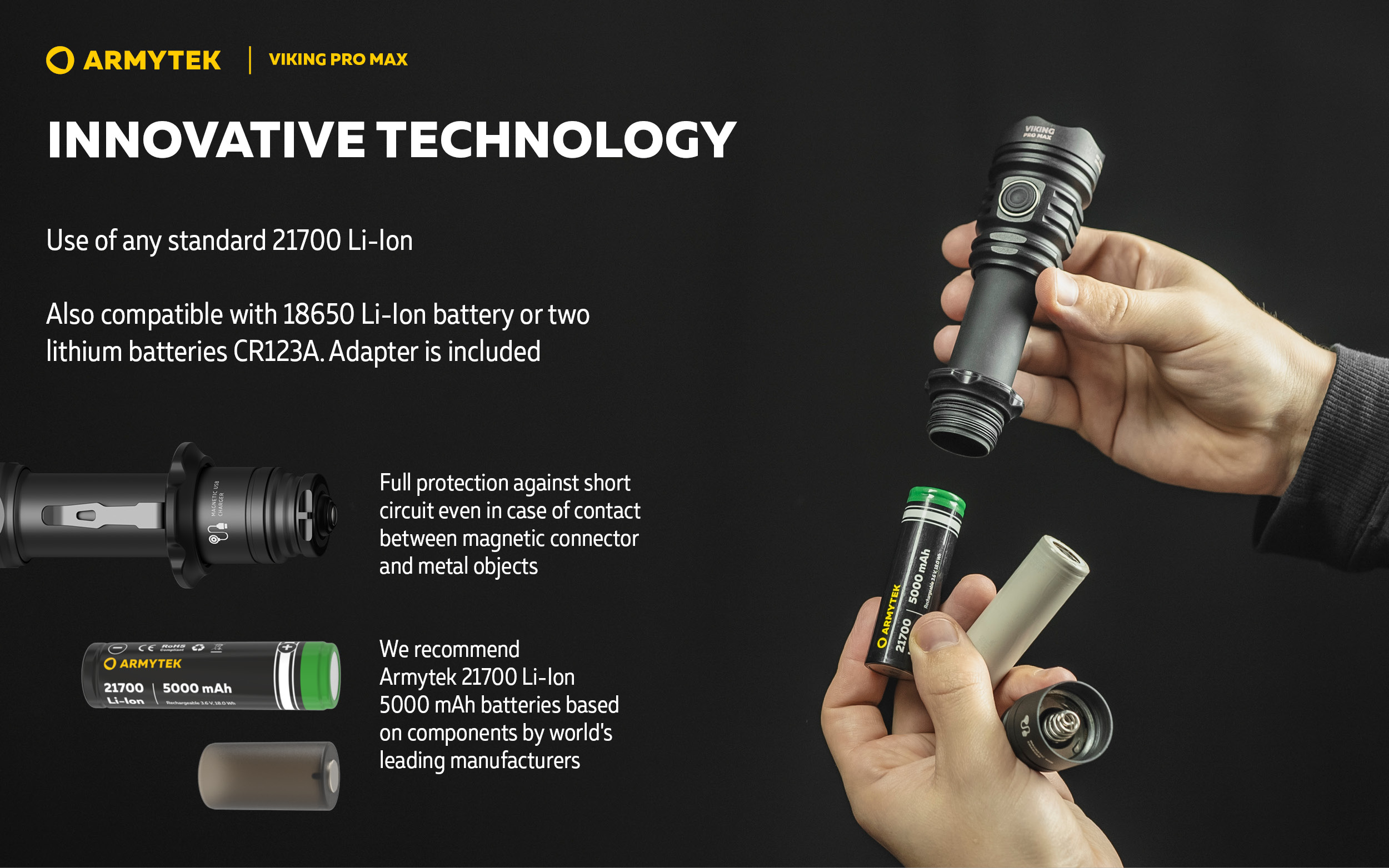 Armytek Viking Pro Max — Powerful Tactical Flashlight